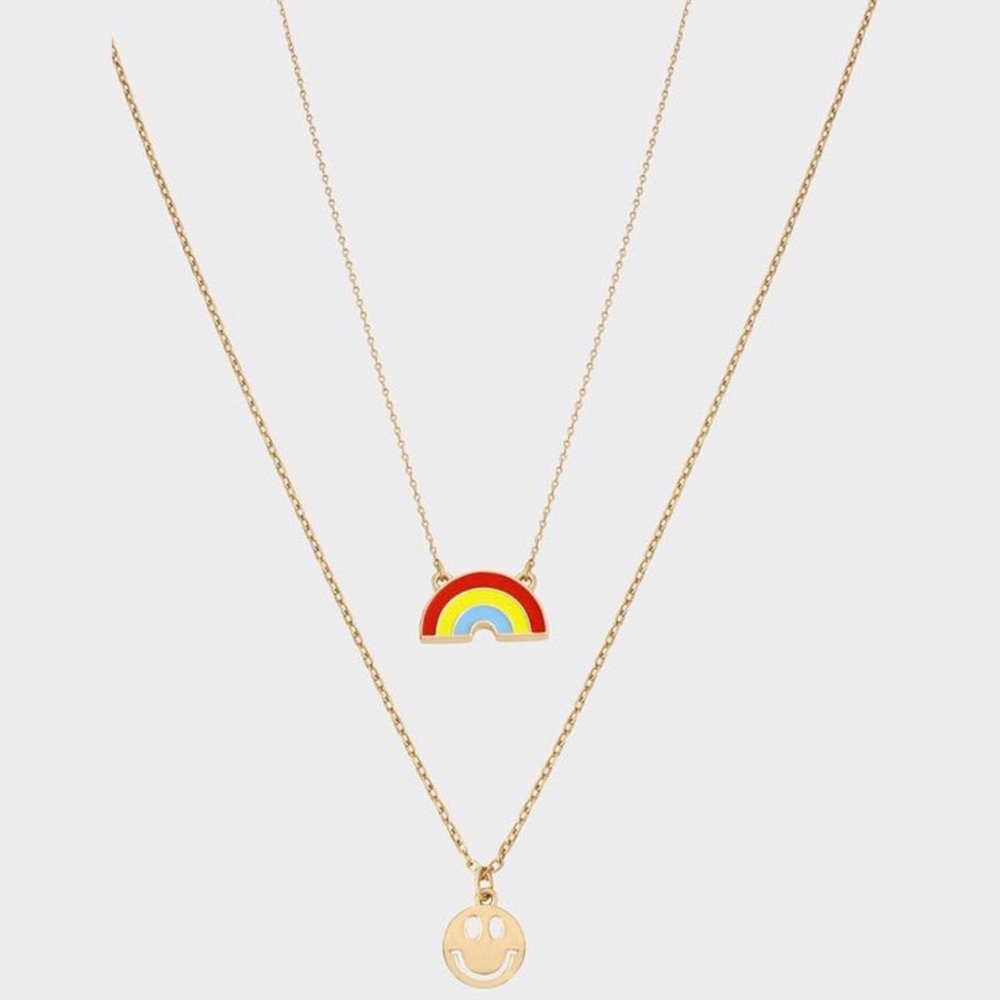 BETSEY JOHNSON / LOVE IS LOVE SMILEY RAINBOW SET